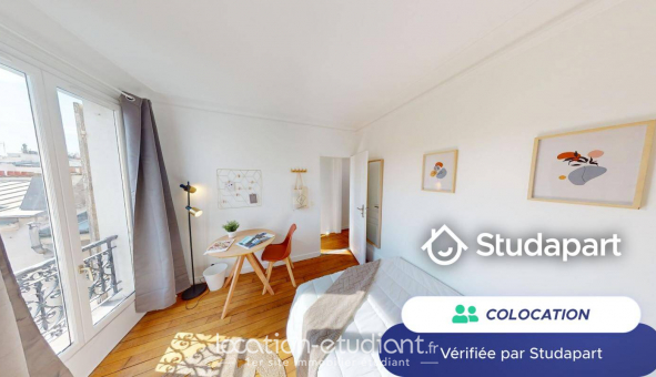 Colocation tudiante Duplex à Paris 18me arrondissement (75018)