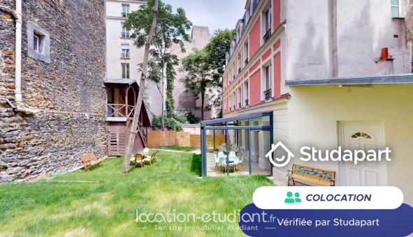 Colocation tudiante Studio à Paris 18me arrondissement (75018)