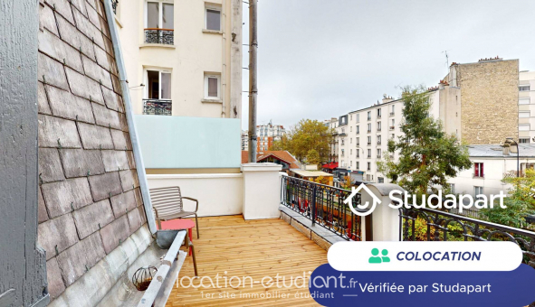 Colocation tudiante Studio à Paris 18me arrondissement (75018)