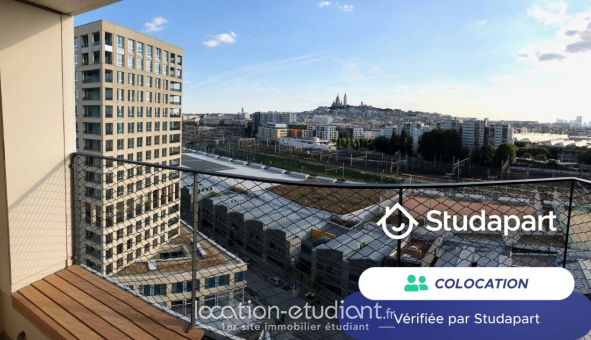 Colocation tudiante Studio à Paris 18me arrondissement (75018)