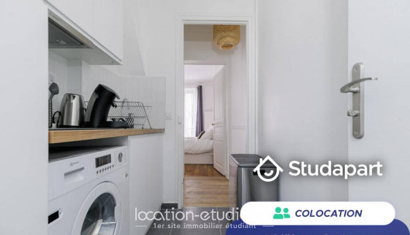 Colocation tudiante Studio à Paris 18me arrondissement (75018)