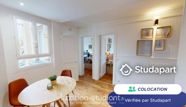 Colocation tudiante Studio à Paris 18me arrondissement (75018)