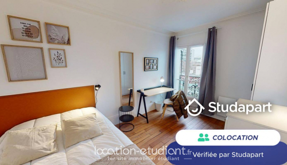 Colocation tudiante Studio à Paris 18me arrondissement (75018)