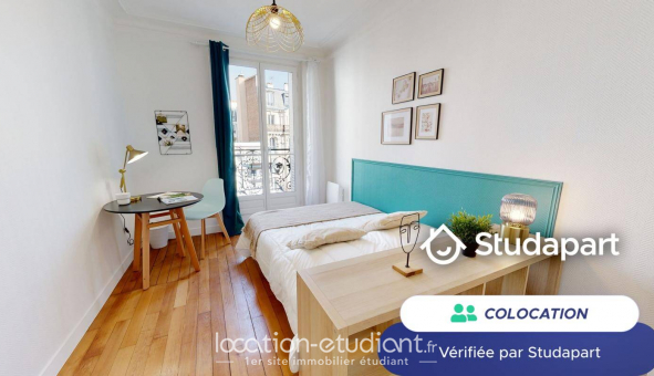 Colocation tudiante Studio à Paris 18me arrondissement (75018)