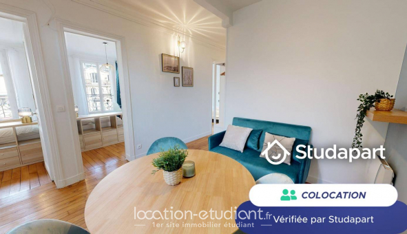 Colocation tudiante Studio à Paris 18me arrondissement (75018)