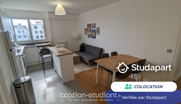 Colocation tudiante Studio à Paris 20me arrondissement (75020)