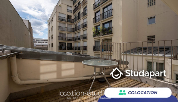 Colocation tudiante Studio à Paris 20me arrondissement (75020)