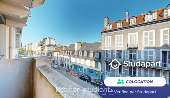 Colocation tudiante Studio à Pau (64000)