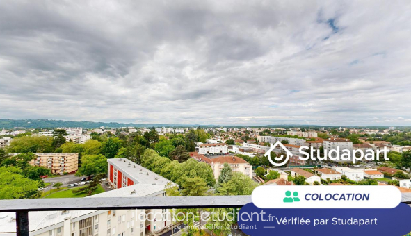 Colocation tudiante Studio à Pau (64000)