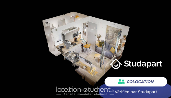 Colocation tudiante Studio à Rennes (35000)