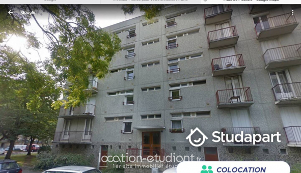 Colocation tudiante Studio à Rennes (35000)