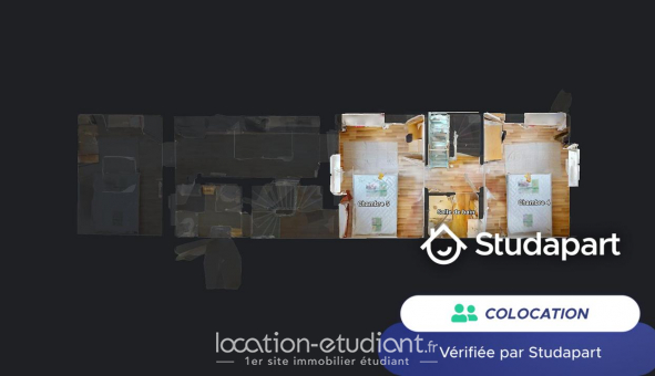 Colocation tudiante Studio à Roubaix (59100)