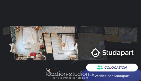 Colocation tudiante Studio à Roubaix (59100)