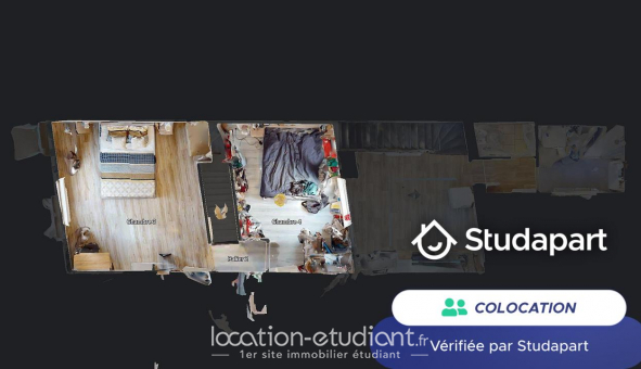 Colocation tudiante Studio à Roubaix (59100)