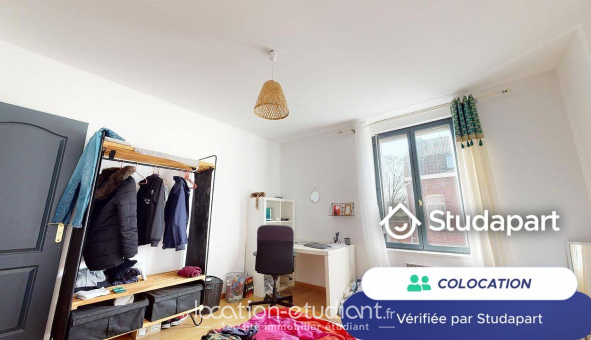 Colocation tudiante Studio à Roubaix (59100)