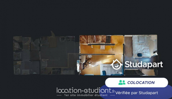 Colocation tudiante Studio à Roubaix (59100)