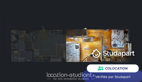 Colocation tudiante Studio à Roubaix (59100)