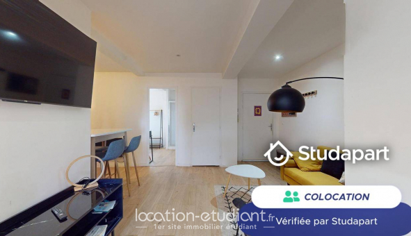 Colocation tudiante Studio à Roubaix (59100)