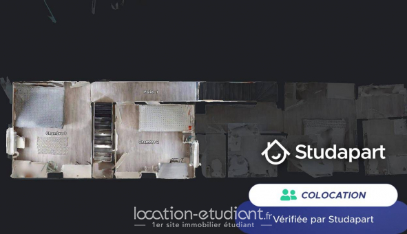 Colocation tudiante Studio à Roubaix (59100)