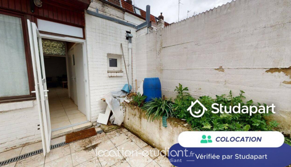 Colocation tudiante Studio à Roubaix (59100)