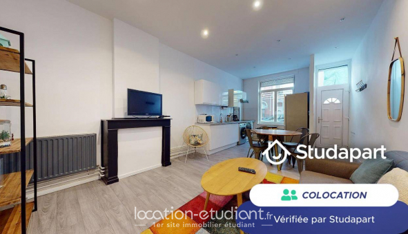 Colocation tudiante Studio à Roubaix (59100)