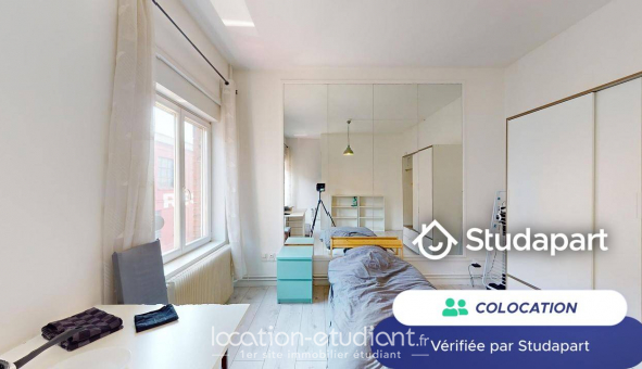 Colocation tudiante Studio à Roubaix (59100)