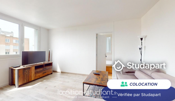 Colocation tudiante Studio à Rouen (76100)