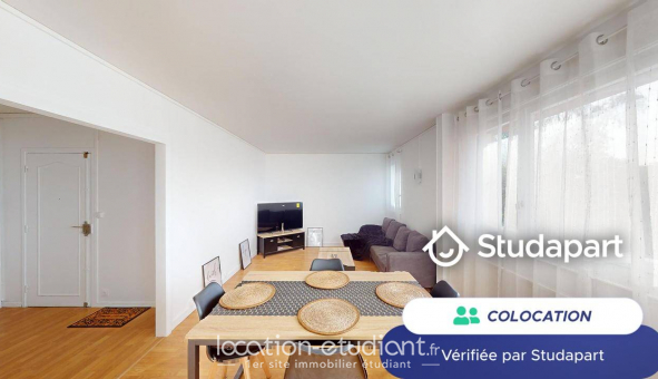 Colocation tudiante Studio à Rouen (76100)