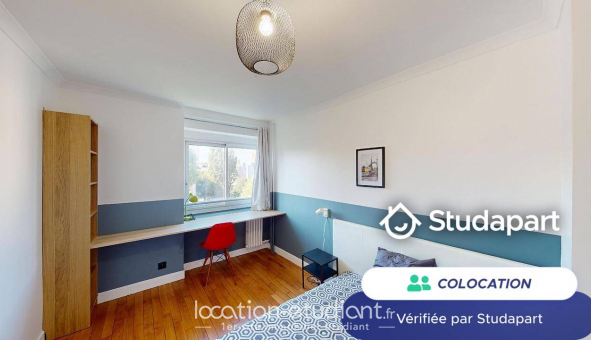 Colocation tudiante Studio à Rouen (76100)