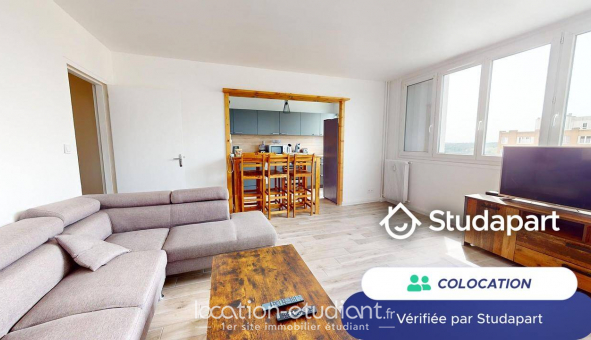 Colocation tudiante Studio à Rouen (76100)