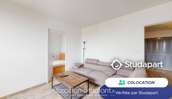 Colocation tudiante Studio à Rouen (76100)