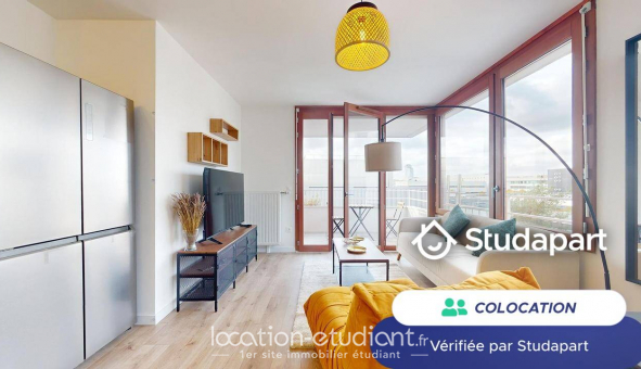 Colocation tudiante Studio à Saint Denis (93210)