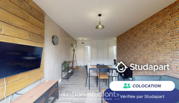 Colocation tudiante Studio à Saint tienne (42100)