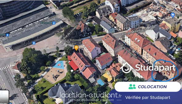 Colocation tudiante Studio à Strasbourg (67000)