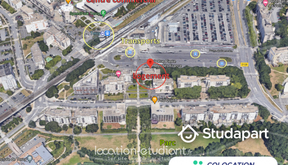 Colocation tudiante T5 à Torcy (77200)