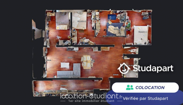 Colocation tudiante Studio à Toulouse (31500)