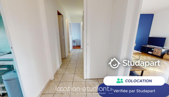 Colocation tudiante Studio à Vnissieux (69200)