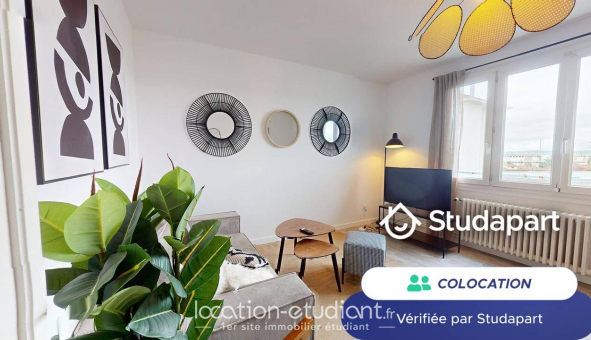 Colocation tudiante Studio à Vnissieux (69200)