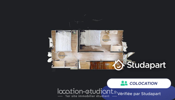 Colocation tudiante Studio à Villeneuve la Garenne (92390)