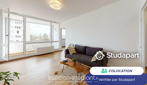 Colocation tudiante Studio à Villeurbanne (69100)