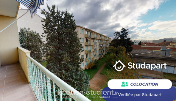 Colocation tudiante Studio à Villeurbanne (69100)