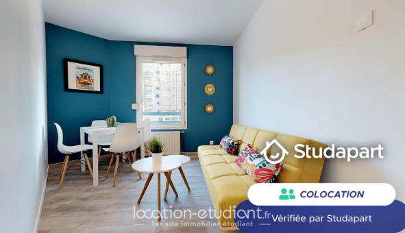 Colocation tudiante Studio à Villeurbanne (69100)