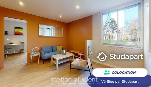 Colocation tudiante Studio à Villeurbanne (69100)