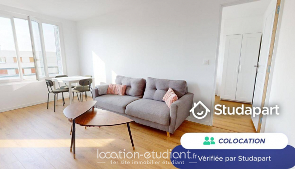 Colocation tudiante Studio à Villeurbanne (69100)