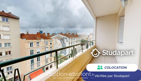 Colocation tudiante Studio à Villeurbanne (69100)