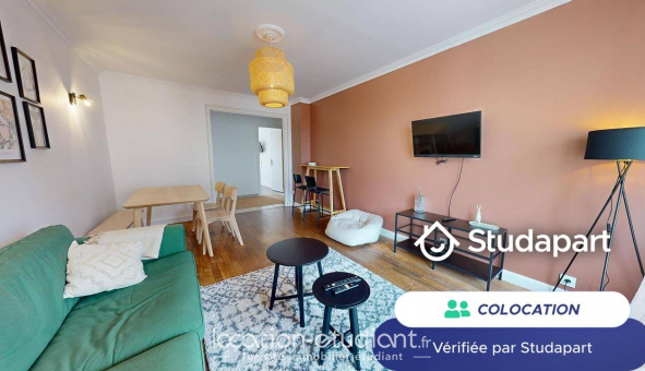 Colocation tudiante Studio à Villeurbanne (69100)