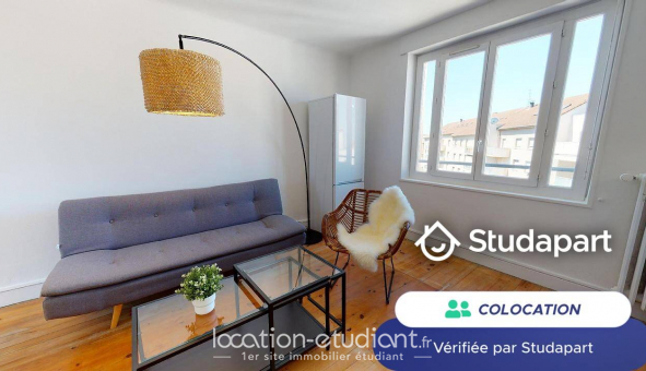 Colocation tudiante Studio à Villeurbanne (69100)