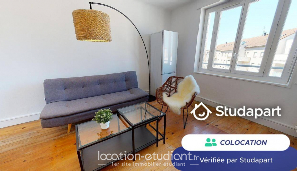 Colocation tudiante Studio à Villeurbanne (69100)