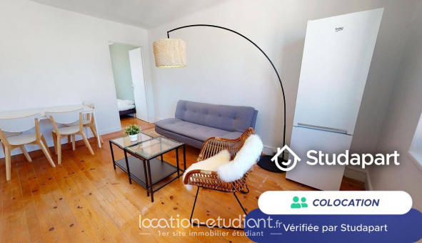 Colocation tudiante Studio à Villeurbanne (69100)