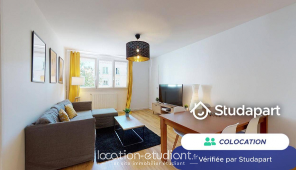 Colocation tudiante Studio à Villeurbanne (69100)